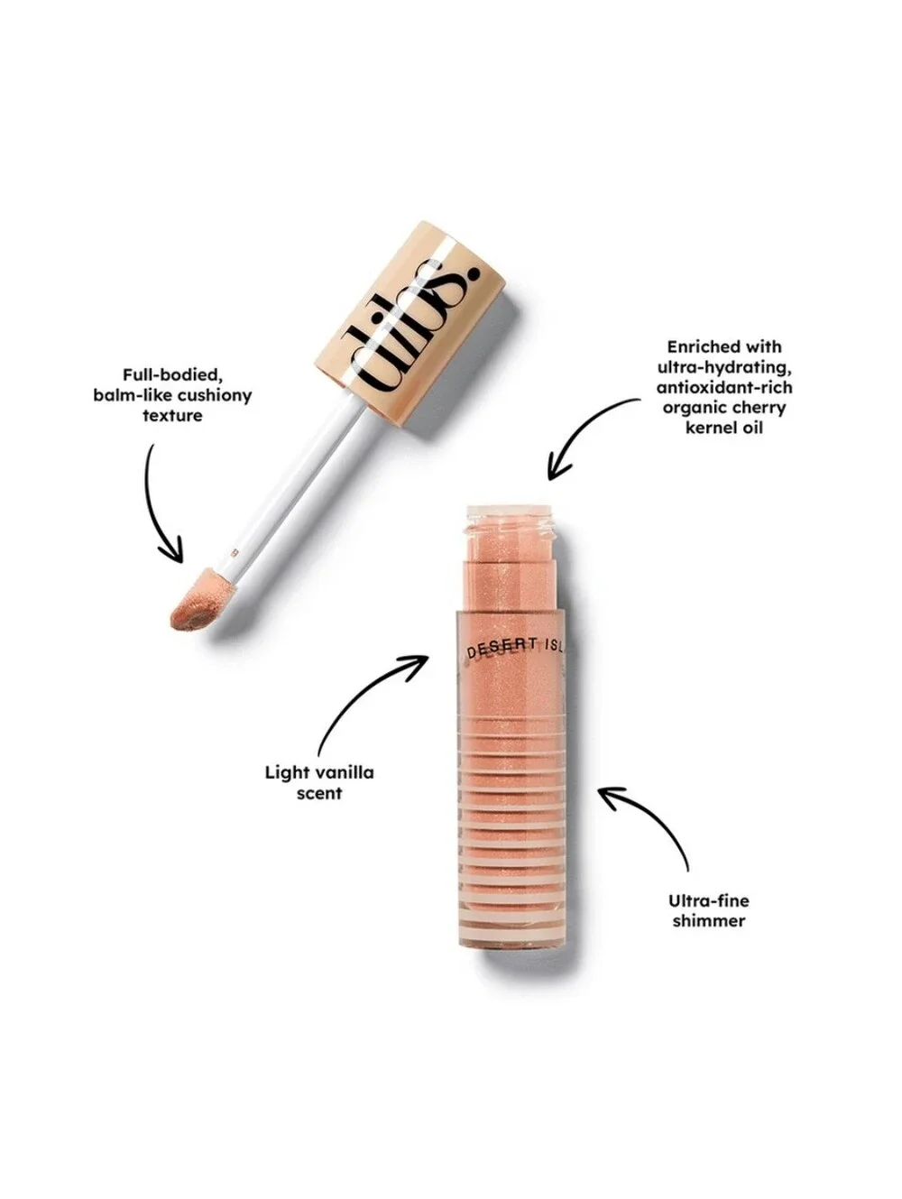 Dibs Go To Glossy Balm in Kiss Me Quick, NIB - Picture 4 of 8